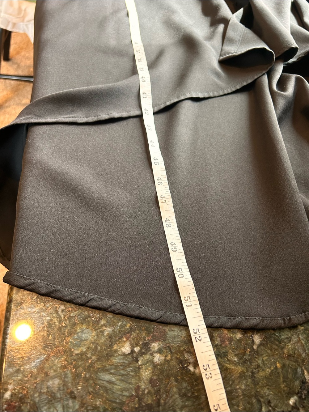 Verwin Black full button down high low dress. Lagenlook. Pockets. Classic. SZ M - Picture 8 of 8